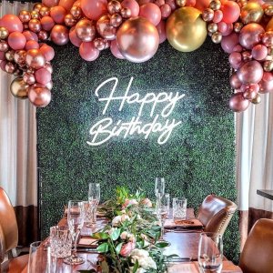 Happy Birthday Neon Sign