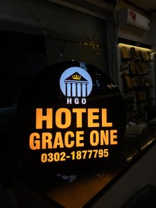 3D Sign Round Display