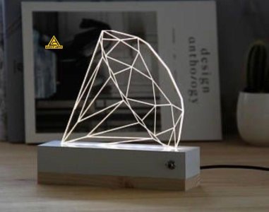 2D Diamond Illusion Lamp | Lucky Arts