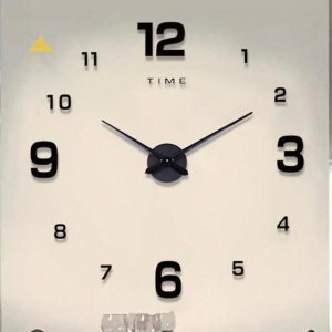 Modern Numeric Wall Clock | Lucky Arts